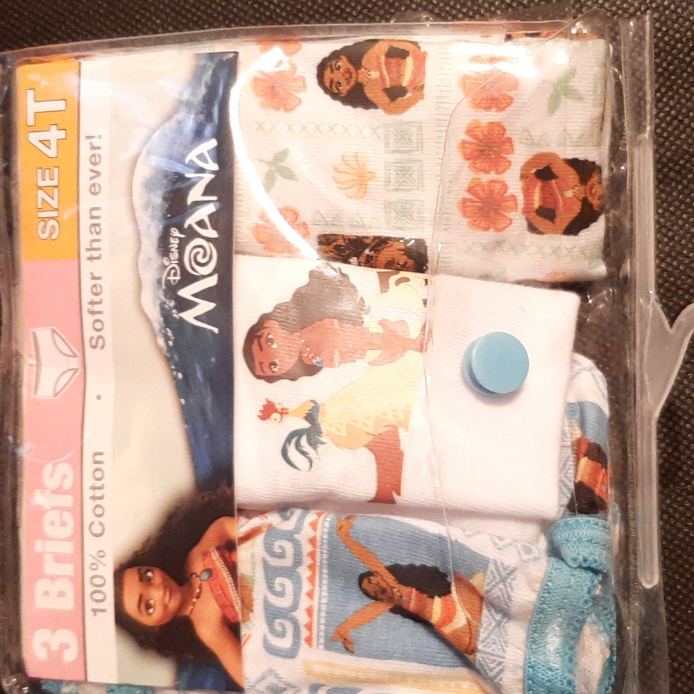 DISNEY'S MOANA GIRL'S BRIEF SET OF 3